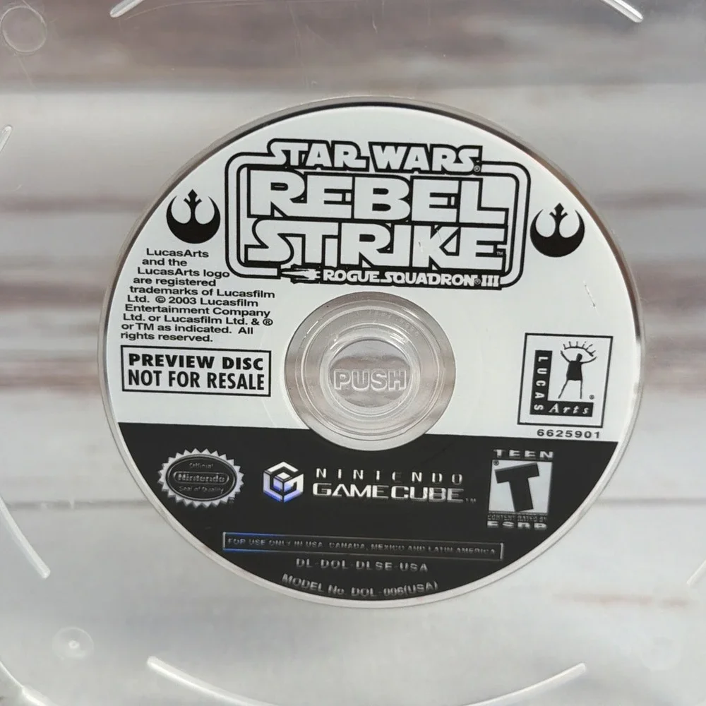 Star Wars Rogue Squadron III Rebel Strike GameCube Tested Disc Only Used